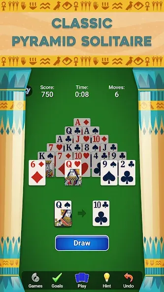 Скачать Pyramid Solitaire — Card Games (Пирамида Солитер) взлом на бесконечные деньги + мод меню screen 3