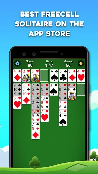 Скачать FreeCell Solitaire: Card Games (Фрицелл пасьянс) взлом на бесконечные деньги + мод меню screen 2