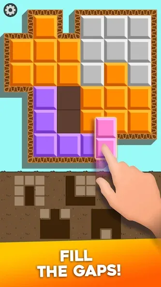 Скачать Block Puzzle Cats (Блок Пазл Кошки) взлом на бесконечные деньги + мод меню screen 2