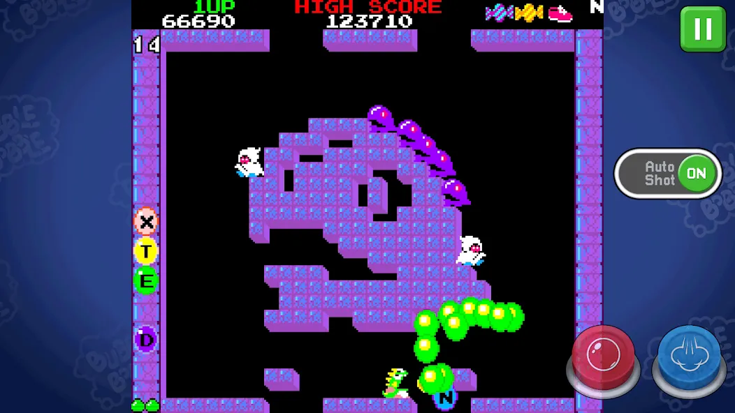 Скачать BUBBLE BOBBLE classic (БАБЛ БОББЛ классика) взлом на бесконечные деньги + мод меню screen 4