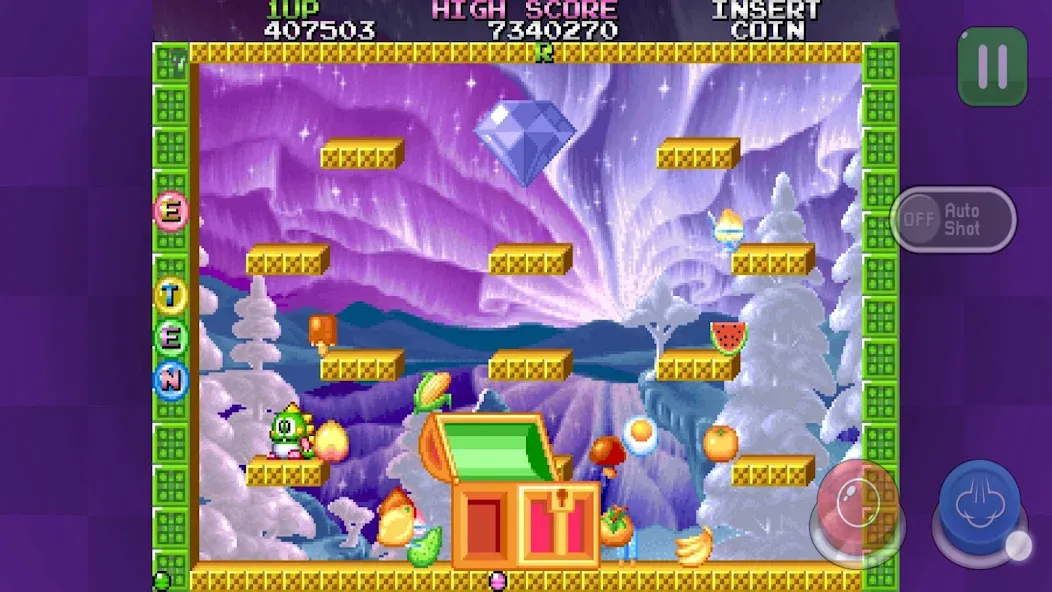 Скачать Bubble Bobble 2 classic (Бабл Бобл 2 классик) взлом на бесконечные деньги + мод меню screen 4