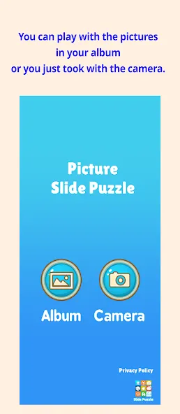 Скачать Slide Puzzle with your photo (Слайдпазл с вашим фото) взлом на бесконечные деньги + мод меню screen 2