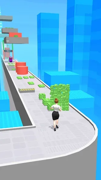 Скачать Money Run 3D (Мани Ран 3Д) взлом на бесконечные деньги + мод меню screen 3