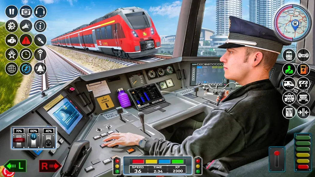 Скачать City Train Game 3d Train games взлом на бесконечные деньги + мод меню screen 2