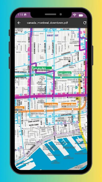 Скачать Montreal Metro & Subway Map бесплатно screen 2