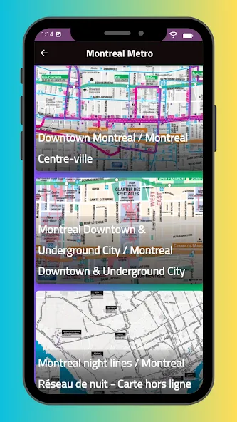 Скачать Montreal Metro & Subway Map бесплатно screen 4