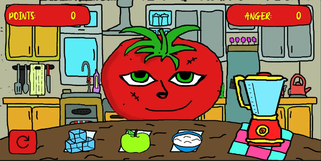 Скачать Mr Hungry Tomato (Мистер Голодный Помидор) взлом на бесконечные деньги + мод меню screen 1