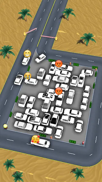 Скачать Parking Jam: Car Parking Games (Паркинг Джем) взлом на бесконечные деньги + мод меню screen 3