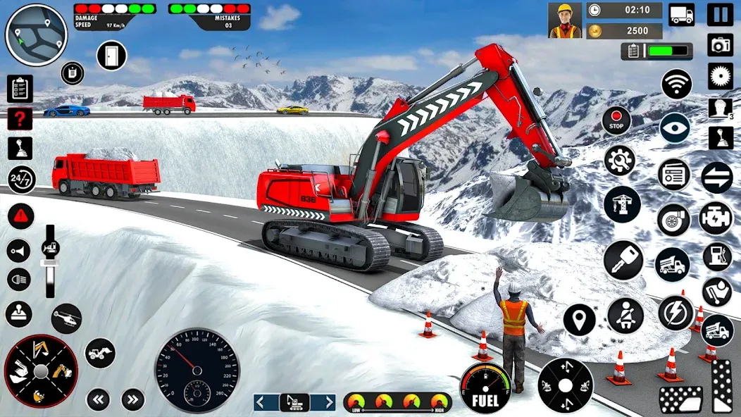 Скачать Excavator Simulator Crane Game (Экскаватор Симулятор Кран Игра) взлом на бесконечные деньги + мод меню screen 2