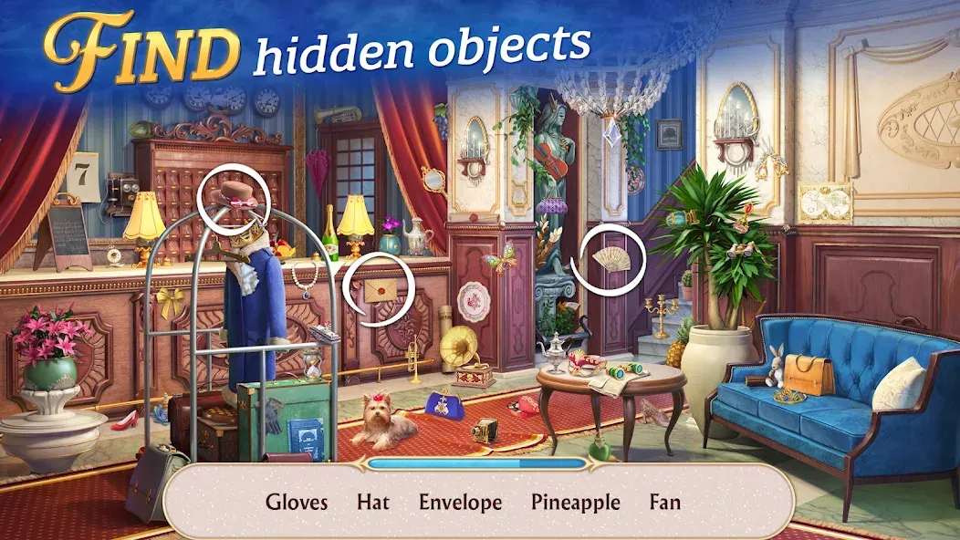 Скачать Seekers Notes: Hidden Objects взлом на бесконечные деньги + мод меню screen 1