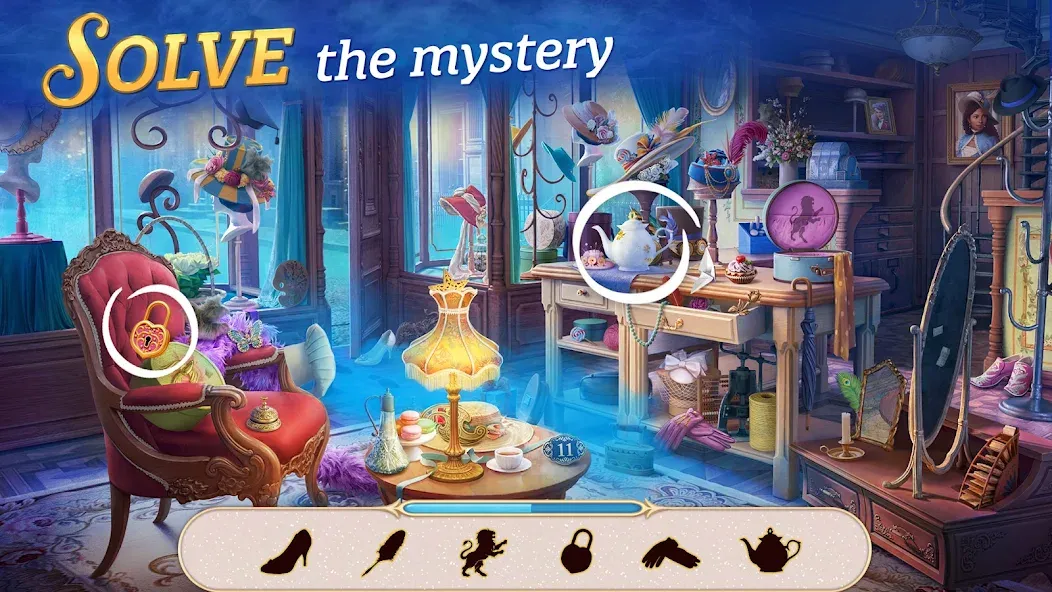 Скачать Seekers Notes: Hidden Objects взлом на бесконечные деньги + мод меню screen 2