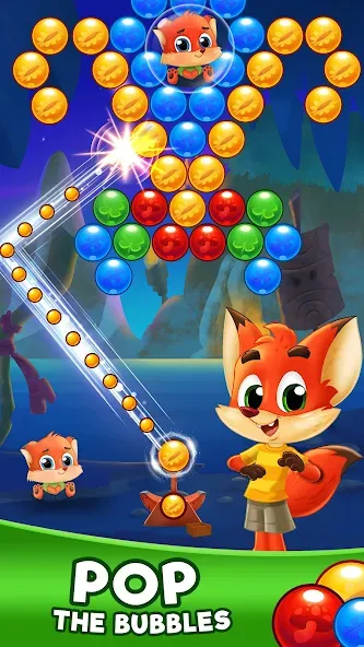 Скачать Bubble Friends Bubble Shooter взлом на бесконечные деньги + мод меню screen 1