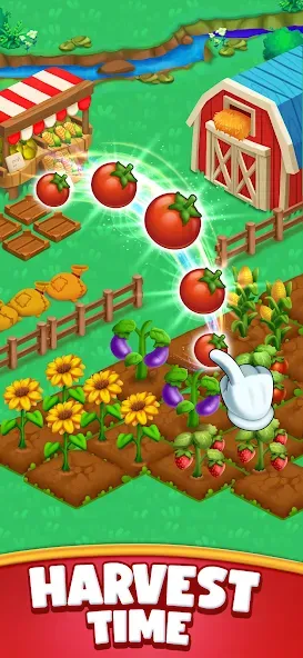 Скачать Farm Blast — Merge & Pop взлом на бесконечные деньги + мод меню screen 5