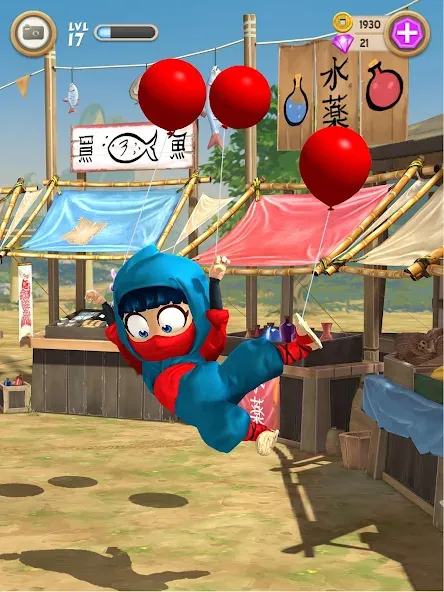 Скачать Clumsy Ninja (Кламзи Ниндзя) взлом на бесконечные деньги + мод меню screen 3