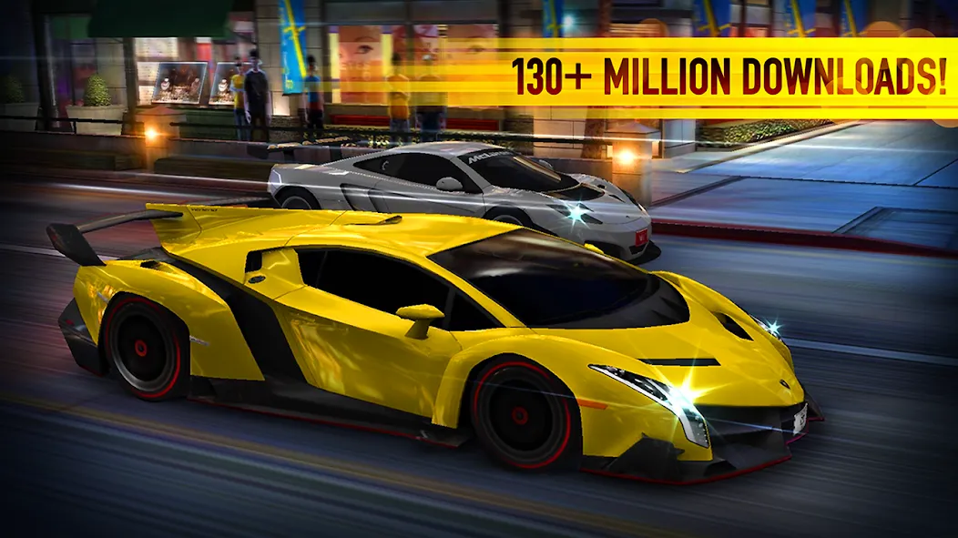 Скачать CSR Racing взлом на бесконечные деньги + мод меню screen 1