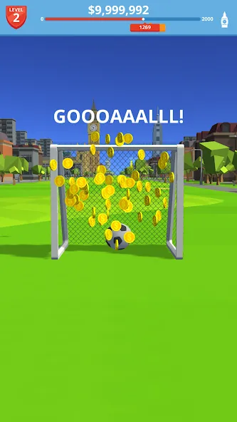 Скачать Soccer Kick (Сокер Кик) взлом на бесконечные деньги + мод меню screen 2