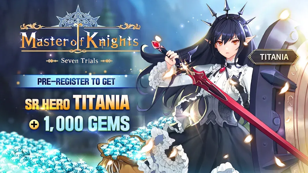 Скачать Master of Knights- Tactics RPG (Мастер оф Найтс) взлом на бесконечные деньги + мод меню screen 1