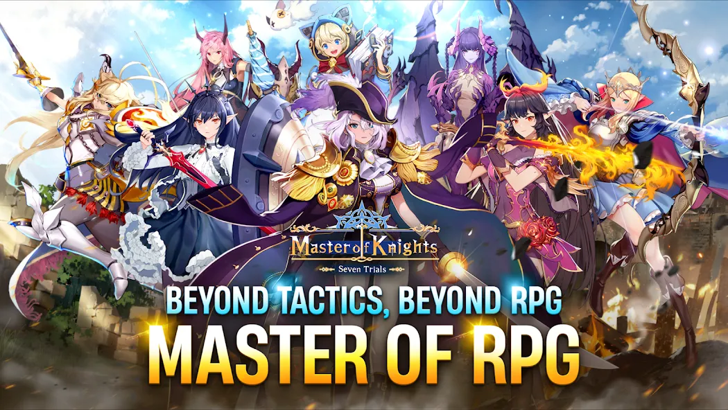 Скачать Master of Knights- Tactics RPG (Мастер оф Найтс) взлом на бесконечные деньги + мод меню screen 3