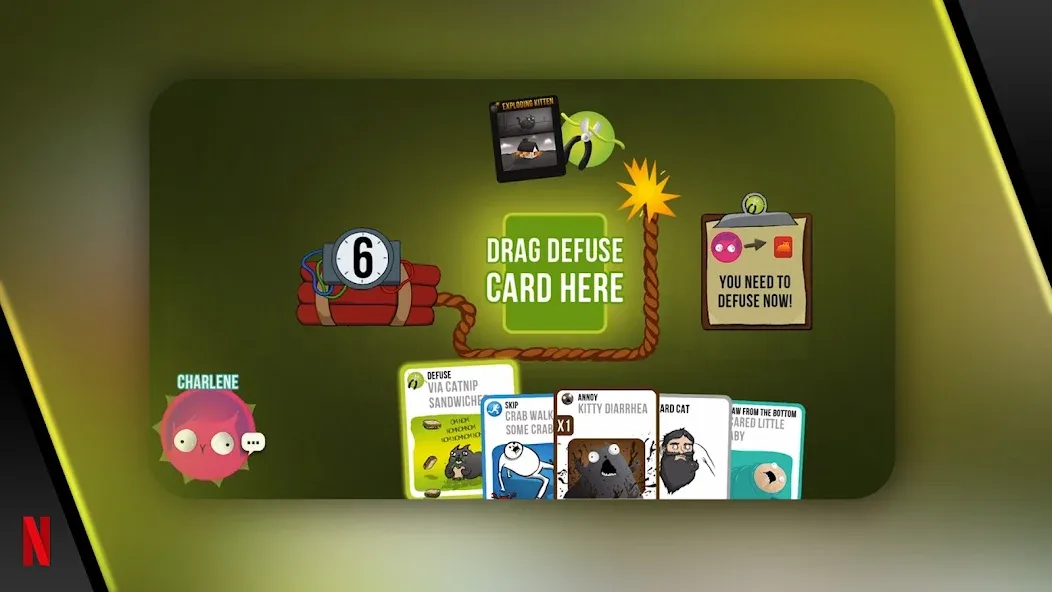 Скачать Exploding Kittens — The Game взлом на бесконечные деньги + мод меню screen 3