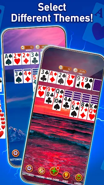 Скачать Solitaire: Classic Card Game (Клондайк Солитер) взлом на бесконечные деньги + мод меню screen 4