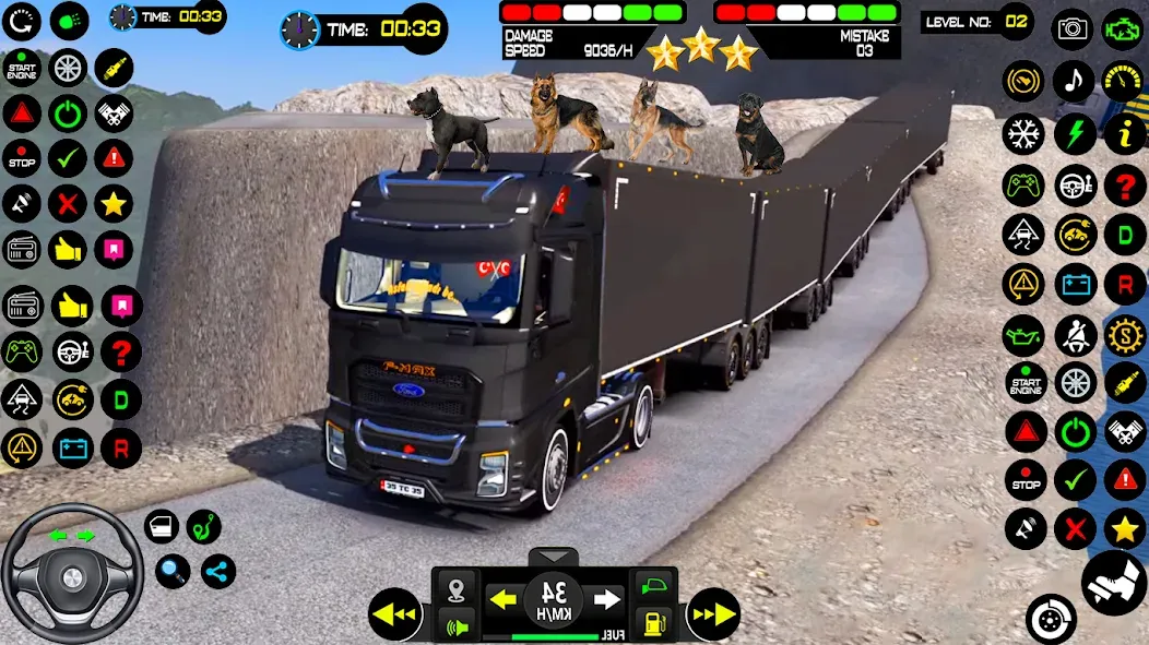 Скачать Cargo Truck Driving Truck Game (Ойл трек геймс симулятор 3D) взлом на бесконечные деньги + мод меню screen 2