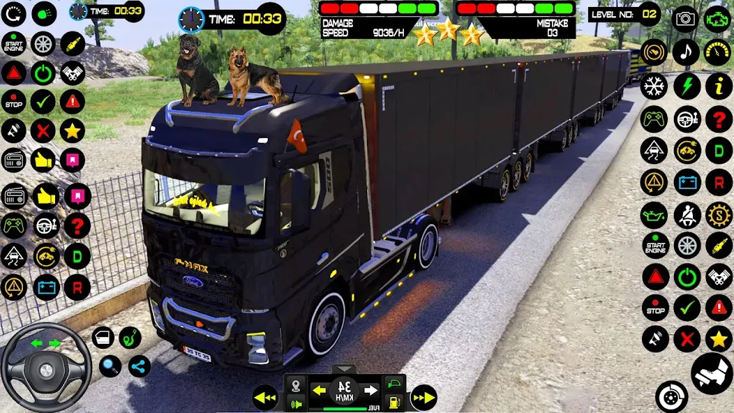 Скачать Cargo Truck Driving Truck Game (Ойл трек геймс симулятор 3D) взлом на бесконечные деньги + мод меню screen 3