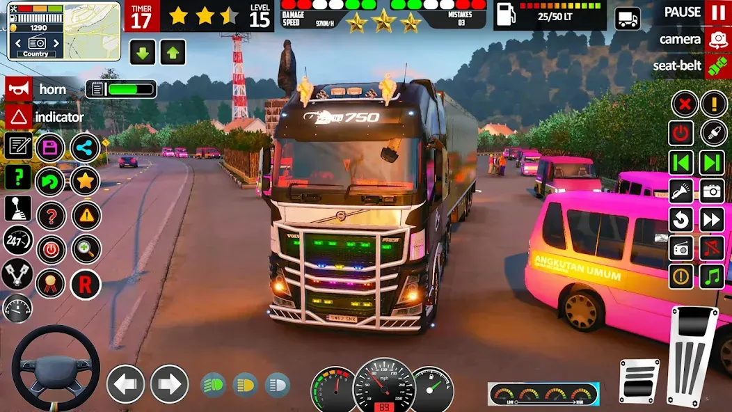 Скачать Cargo Truck Driving Truck Game (Ойл трек геймс симулятор 3D) взлом на бесконечные деньги + мод меню screen 5