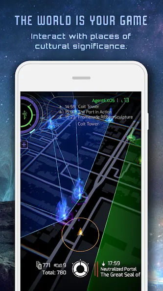 Скачать Ingress Prime (Ингресс Прайм) взлом на бесконечные деньги + мод меню screen 1