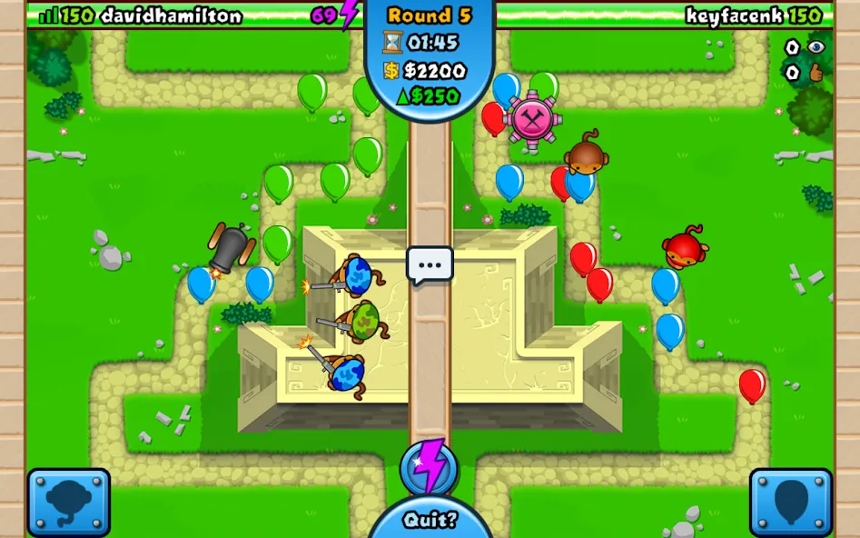 Скачать Bloons TD Battles (Блунс ТД Батлз) взлом на бесконечные деньги + мод меню screen 2