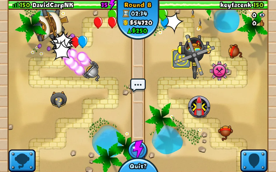 Скачать Bloons TD Battles (Блунс ТД Батлз) взлом на бесконечные деньги + мод меню screen 5