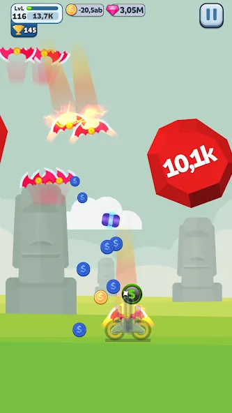 Скачать Ball Blast Cannon blitz mania (Балл Бласт Кэннон блиц мания) взлом на бесконечные деньги + мод меню screen 3