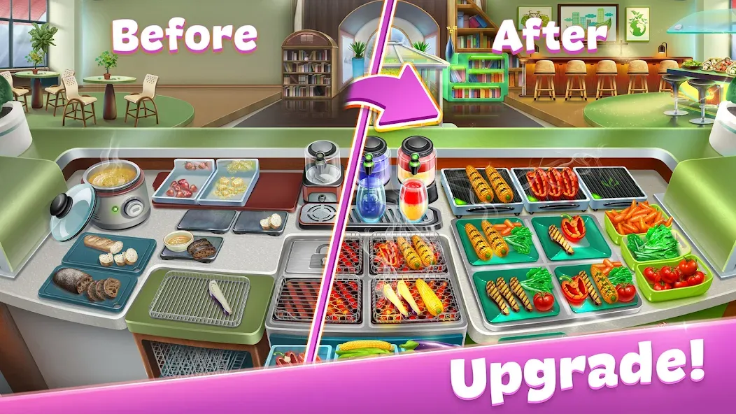 Скачать Cooking Fever: Restaurant Game взлом на бесконечные деньги + мод меню screen 4