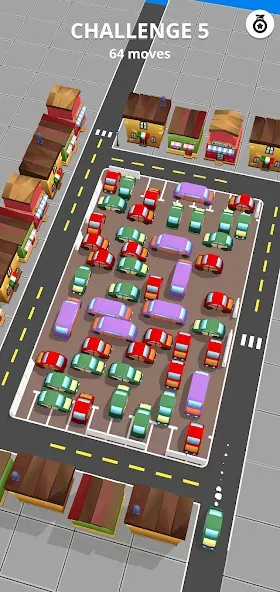 Скачать Car Parking Jam 3D: Move it! взлом на бесконечные деньги + мод меню screen 2