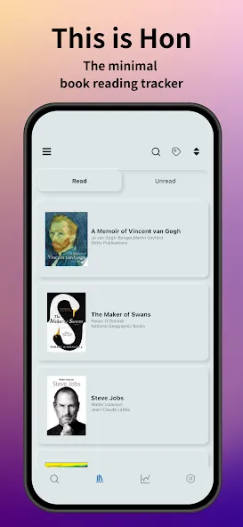 Скачать Hon — Book Tracker Reading Log (Хон) бесплатно screen 1