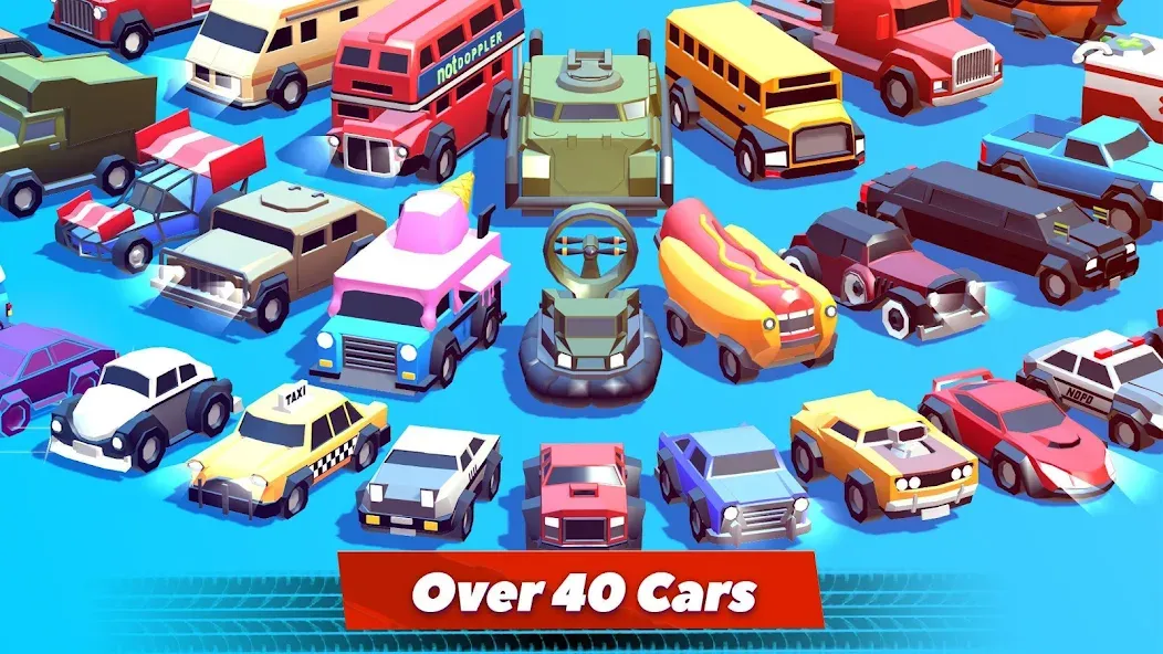 Скачать Crash of Cars (Краш оф Карс) взлом на бесконечные деньги + мод меню screen 4