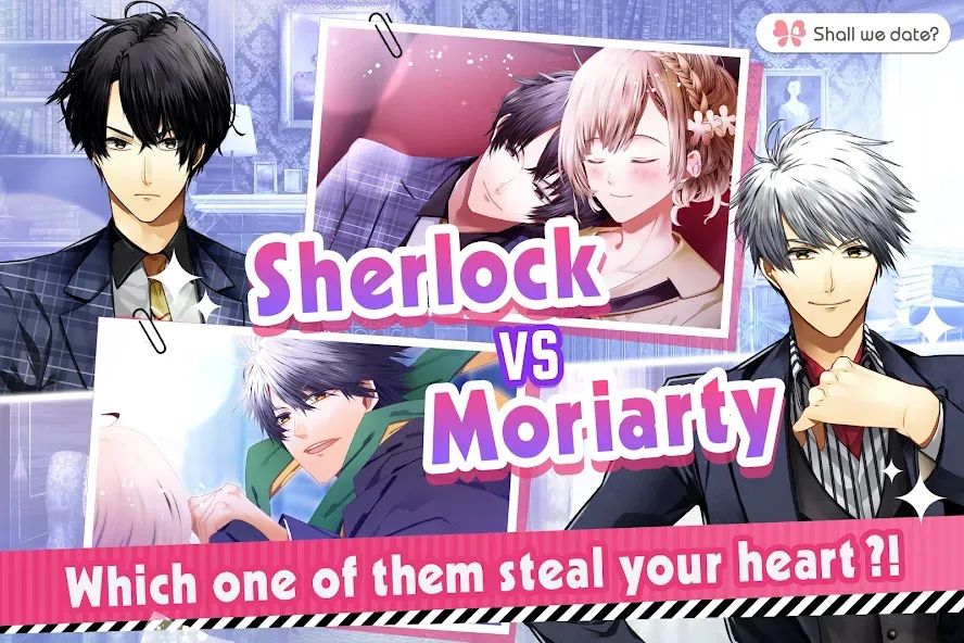 Скачать Guard me, Sherlock! — otome взлом на бесконечные деньги + мод меню screen 3