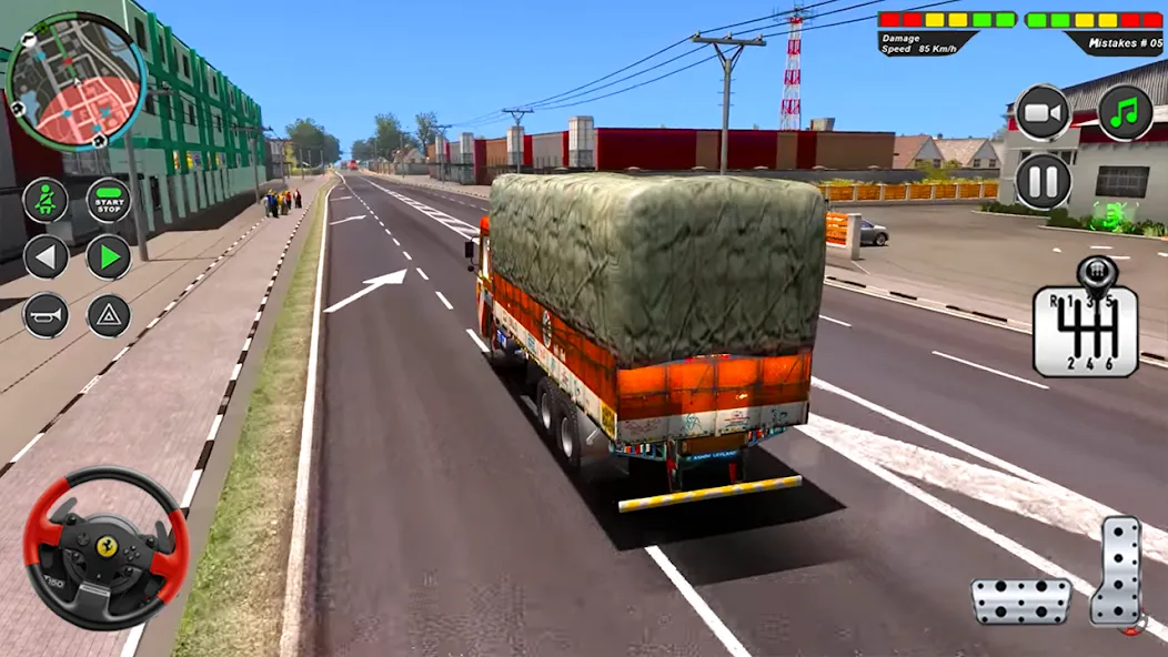 Скачать Indian Heavy Truck Delivery 3D взлом на бесконечные деньги + мод меню screen 2