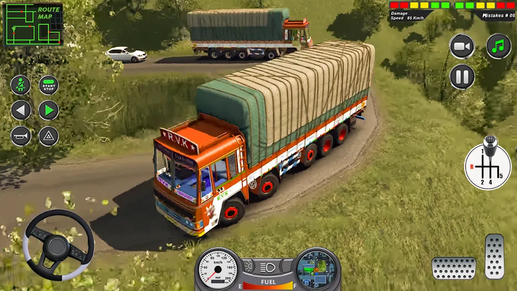 Скачать Indian Heavy Truck Delivery 3D взлом на бесконечные деньги + мод меню screen 3