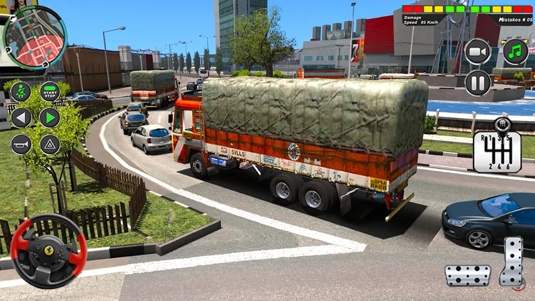 Скачать Indian Heavy Truck Delivery 3D взлом на бесконечные деньги + мод меню screen 4