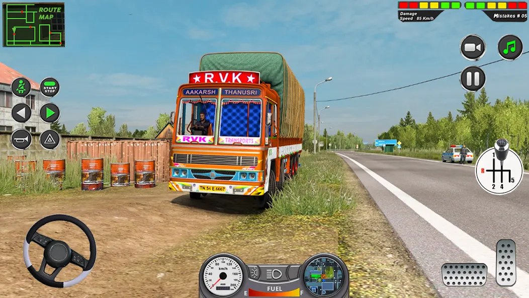 Скачать Indian Heavy Truck Delivery 3D взлом на бесконечные деньги + мод меню screen 5