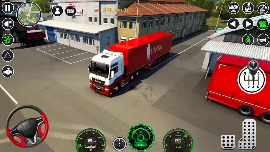 Скачать American Cargo City Driving 3D взлом на бесконечные деньги + мод меню screen 3