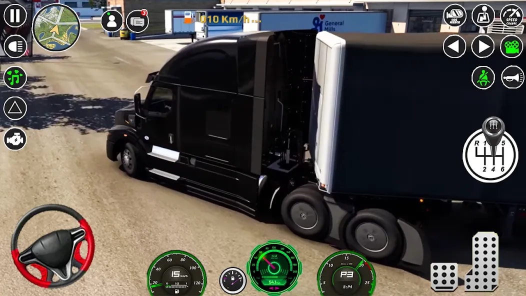 Скачать American Cargo City Driving 3D взлом на бесконечные деньги + мод меню screen 4