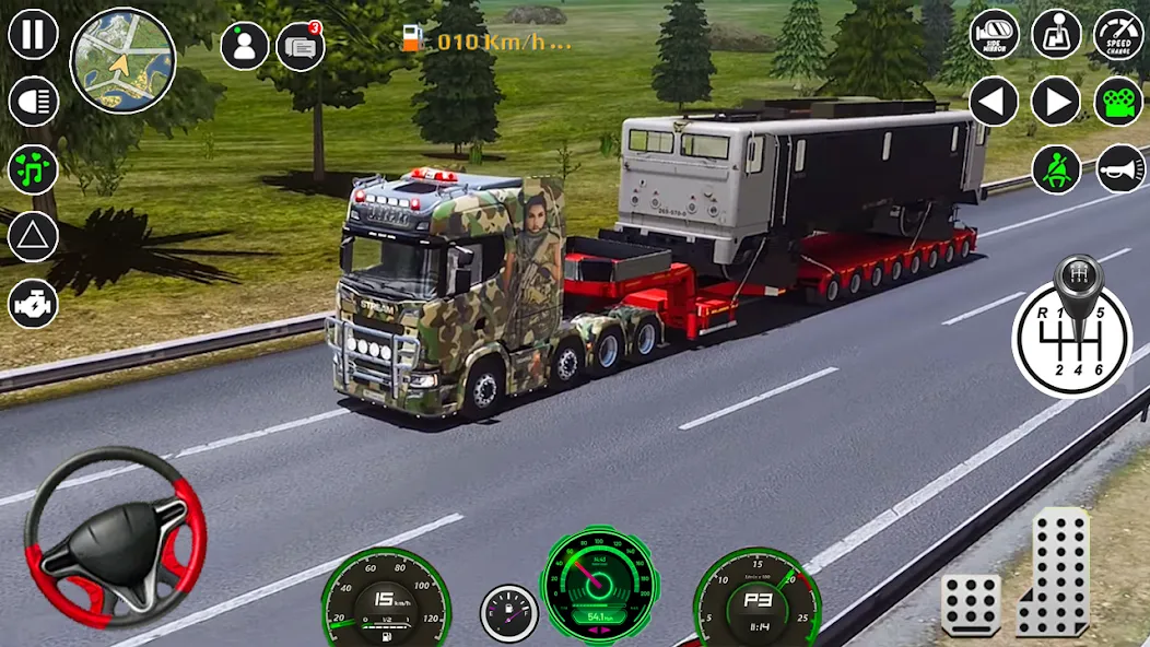 Скачать American Cargo City Driving 3D взлом на бесконечные деньги + мод меню screen 5