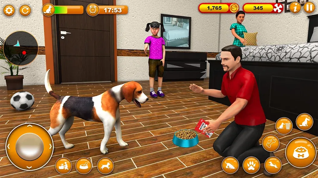 Скачать Pet Dog Family Adventure Games взлом на бесконечные деньги + мод меню screen 3