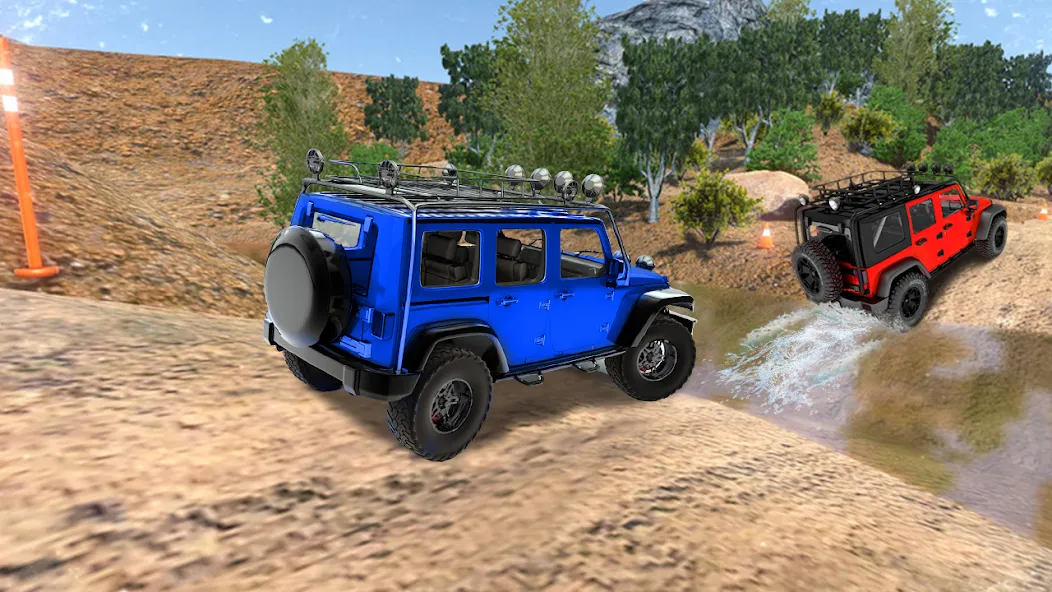 Скачать 4X4 Offroad SUV Driving Games взлом на бесконечные деньги + мод меню screen 1