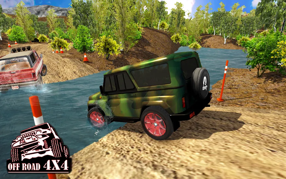 Скачать Offroad Jeep Racing Extreme взлом на бесконечные деньги + мод меню screen 3