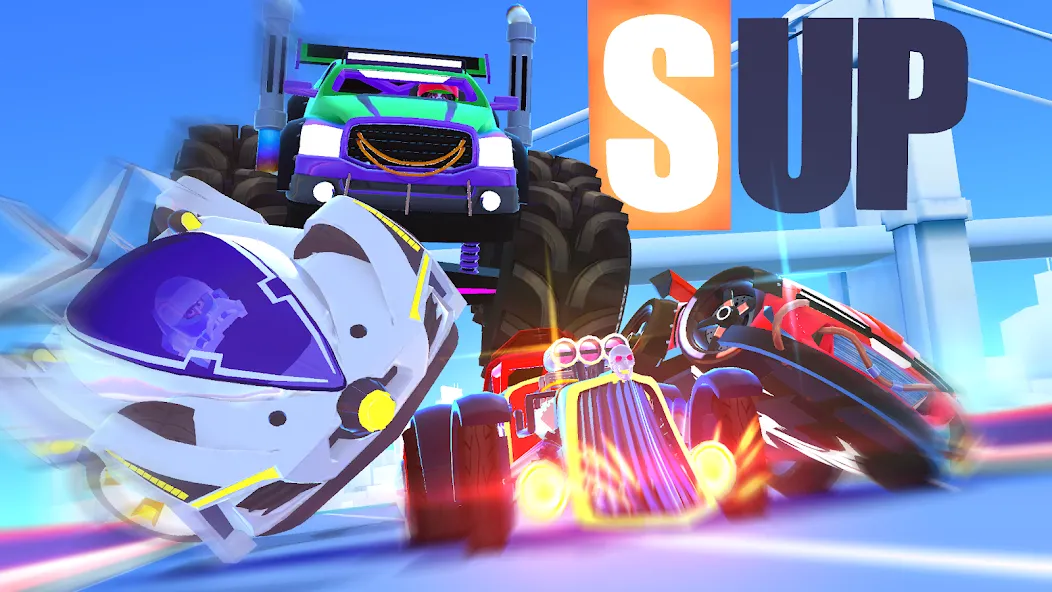 Скачать SUP Multiplayer Racing Games (СУП Мультиплеер Рейсинг) взлом на бесконечные деньги + мод меню screen 5