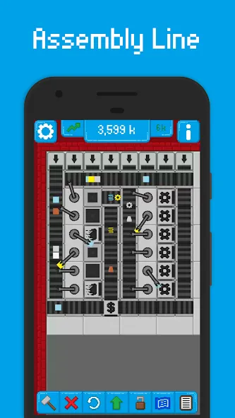 Скачать Assembly Line (Ассемблей Лайн) взлом на бесконечные деньги + мод меню screen 1