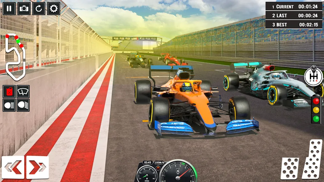 Скачать Formula Racing Car Racing Game взлом на бесконечные деньги + мод меню screen 1