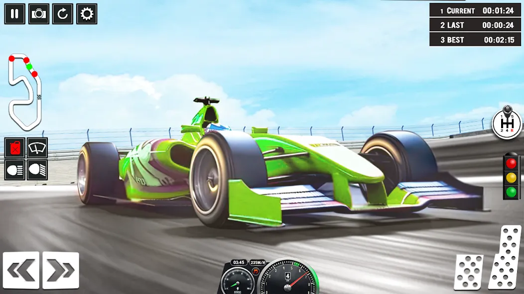 Скачать Formula Racing Car Racing Game взлом на бесконечные деньги + мод меню screen 5